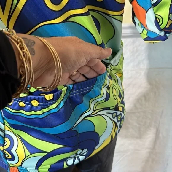 Hotel Zed Jakroo Bike Riding Multicoloured Jacket - Picture 8 of 14